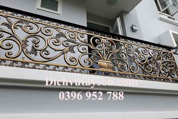 Sơn lại lan can sắt ở hải phòng