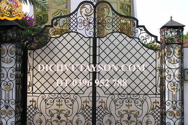 Dịch vụ sơn lại cổng sắt cũ ở Hải Phòng