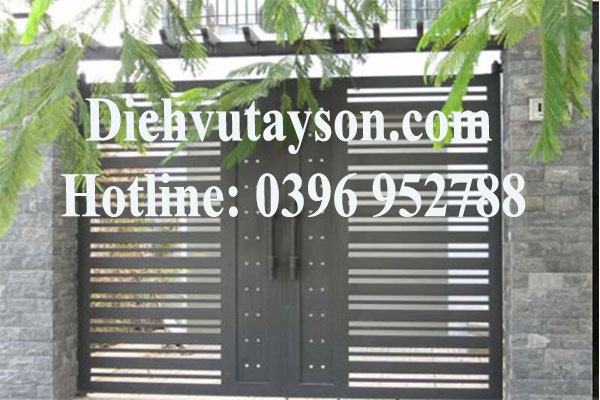 Sơn cửa sắt cũ tại Hải Phòng