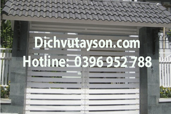 Tẩy sơn cổng tại Hải Phòng