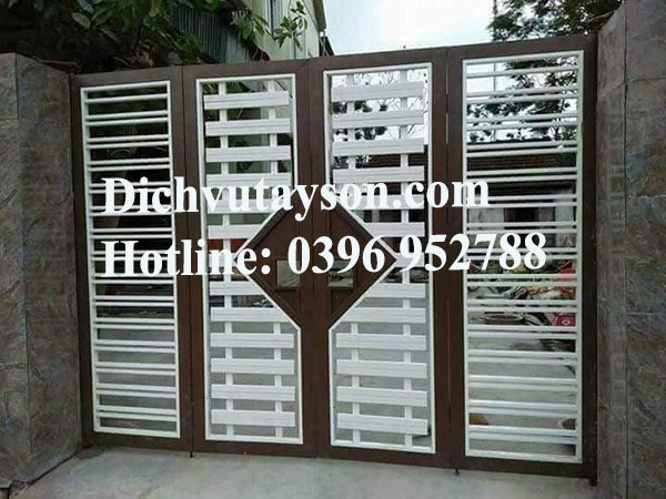 Dịch vụ sơn cổng sắt cũ tại hải phòng