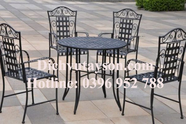 Dịch vụ sơn bàn ghế sắt cũ tại Hải Phòng