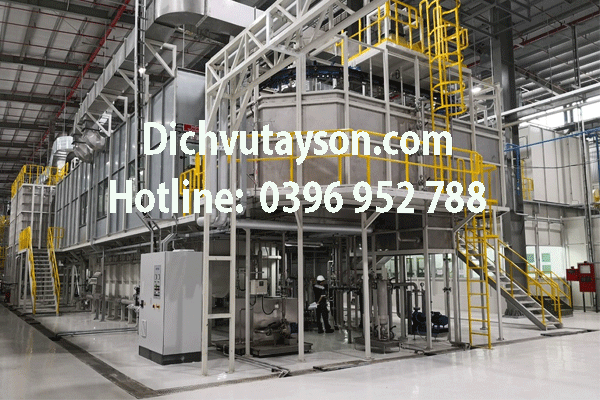 Dịch vụ tẩy sơn thiết bị máy