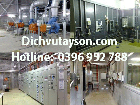 Dịch vụ tẩy sơn dây chuyền máy