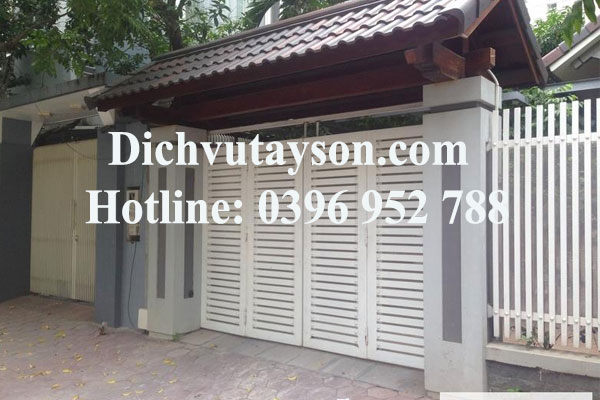 Dịch vụ sơn lại cổng, hàng rào tại Hải Phòng