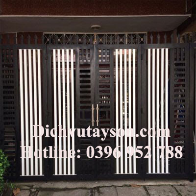 Dịch vụ sơn lại cổng cửa tại Hải Phòng